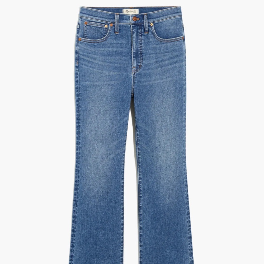NWOT Madewell Cali Demi Bootcut Jeans in Dorrance wash, Tencel Denim Edition